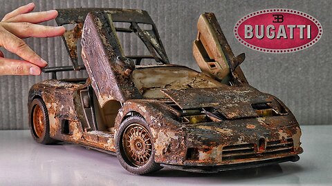 Restoration of a RARE Abandoned Bugatti. Restoration Bugatti EB110