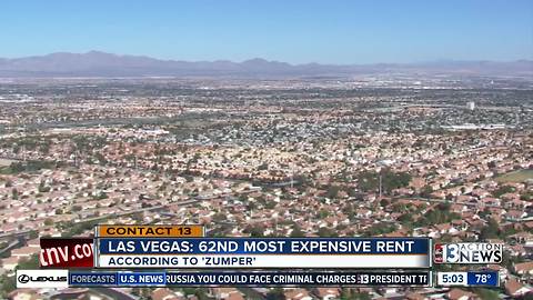 Las Vegas ranks 62nd for most expensive apartment rent