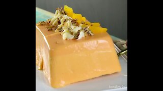 YOGURT AND PEACH GELATIN