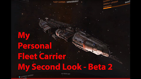 Elite Dangerous: My Personal Fleet Carrier - Planetary Exploration A1 - Beta 2 - [00006]