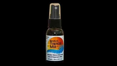 Bob Greska's New WATER Based Carbon 60 Topical Spray