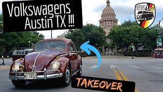 Austin Texas Volkswagen Cruise Around Town!