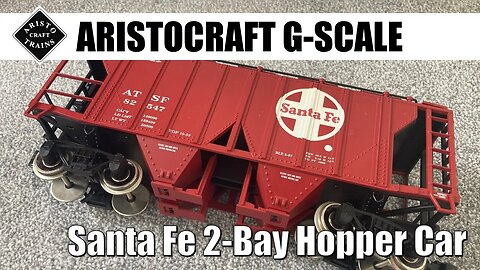 This is a great looking model, and it's BIG! Aristocraft Covered Hopper Car Garden Railway