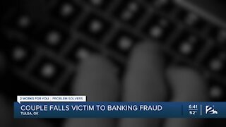 Couple falls victim to banking fraud