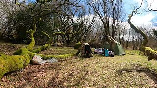 Speedlapse GoPro. Reddacleave campsite Dartmoor 25th March 2023