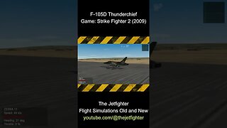 F-105D Thunderchief Landing