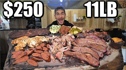 “YOU CAN'T EAT THAT!” IMPOSSIBLE TEXAS BBQ PLATTER CHALENGE | Nev’s ‘Truck Load’ BBQ Challenge