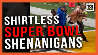 Shirtless Super Bowl Shenanigans! Fans Apprehended by Security After Running Topless onto Field