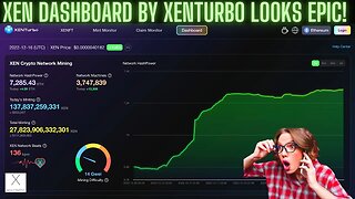Xen Dashboard By XenTurbo Looks Epic! Track Your Xen Portfolio, Minting Costs & Xen Market!