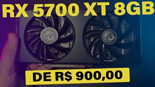 💥 CHEGOU RX 5700 XT DE R$900,00 DO ALIEXPRESS 👉 FUNCIONA NO HACKINTOSH? É MELHOR QUE A 6600M? 🤔