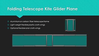 Folding Kite Glider Plane