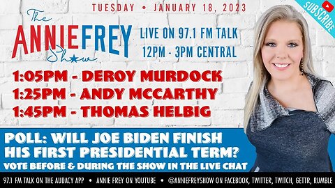 House Dems left off committees, Car-a-Lago, Being Grumpy • Annie Frey Show 1/18/22