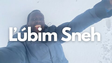 African who loves the snow.