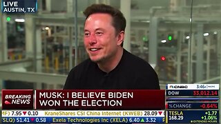 Elon Musk Is Asked If He Regrets Voting For Biden
