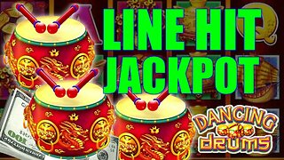 🥁 High Limit Dancing Drums Golden Lions Coin Shower 🐲 Max Bet Line Hit Jackpot