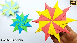 How to Make a Origami Ninja Star Step by Step | Paper Ninja Star | Easy Paper Crafts