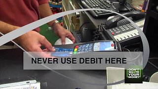Never use debit cards at these places