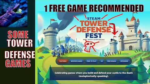 2024 Steam TOWER DEFENSE FEST Sale & FREE GAME recommendation