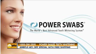 Get Whiter Teeth with Power Swabs