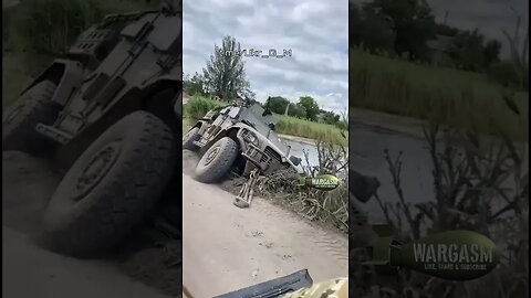 Abandoned British Husky TSV armored car