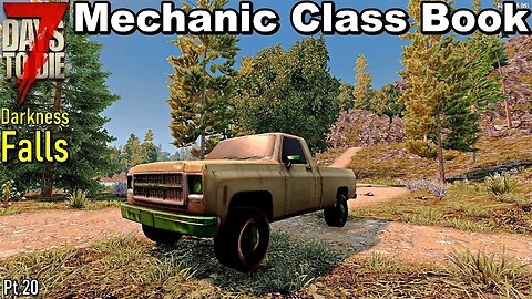 7 Days to Die Darkness Falls Mechanic Class Book