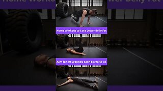 Home Workout to Lose Lower Belly Fat