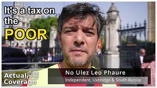 No Ulez Leo "A tax on the poor"