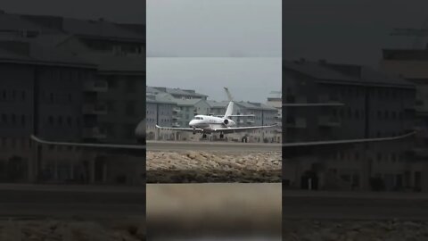 Cessna Landing at Gibraltar #shorts