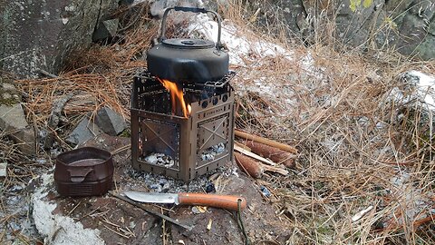 Simple Bushcraft, Winter Dayhike, Firebox Freestyle, LT Wright Bandit.