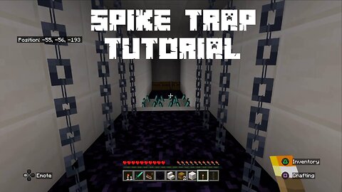 How to make a Realistic Working Spike Trap in Minecraft - Full Tutorial - Bedrock Edition 1.20.81