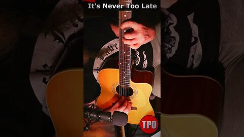 "It's Never Too Late" ( Tommy Emmanuel song ) #fingerstyle #shorts