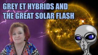 Grey ET Hybrids and the Great Solar Flash