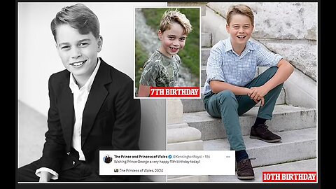 Turning into a future King! Prince George looks incredibly