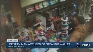 Man accused of stealing wallet