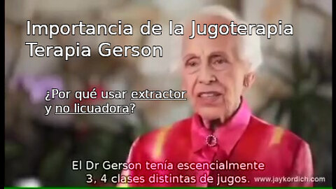 Importancia de la Jugoterapia y del Extractor de Jugos - Terapia Gerson