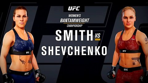 EA Sports UFC 3 Gameplay Valentina Shevchenko vs Leslie Smith