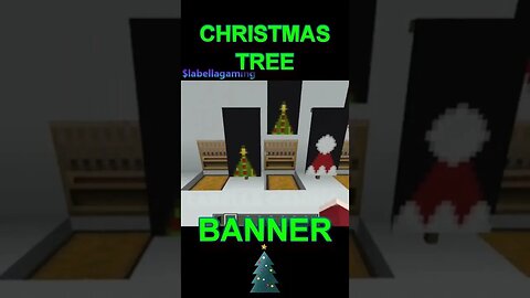 Minecraft: Christmas Tree Banner
