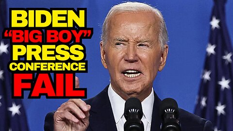 Biden Big Boy Press Conference Is What You Expected