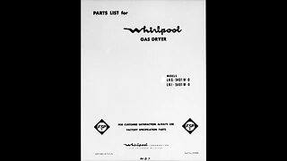 Whirlpool part schematic gas dryer and commercial gas dryer - card 30