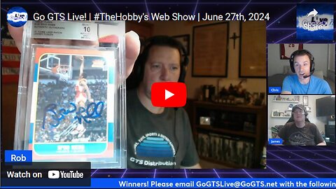Go GTS Live, June 27, 2024 NEW Trading Card Company, NEW Twist on a Classic