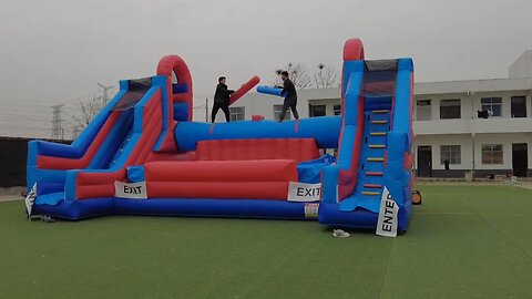 Battle Zone Game #factorybouncehouse #factoryslide #bounce #castle #inflatablebouncer #inflatable
