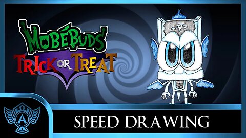 Speed Drawing: MobéBuds Trick or Treat - Spookigoile | A.T. Andrei Thomas 2023
