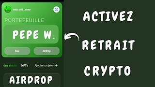 Activer retraits crypto Pepe wallet avec Tust wallet BNB BEP20