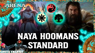 🔴⚪🟢🕺NAYA HOOMANS🕺🟢⚪🔴|| Dominaria United || [MTG Arena] Bo1 Red White Green Cabaretti Ranked Standard