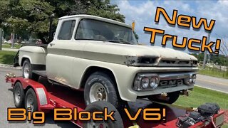 I Bought An Old GMC Truck With A Big Block V6!