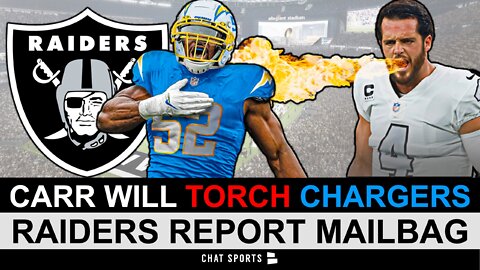 Derek Carr Will TORCH The Chargers!