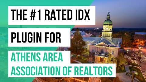 How to add IDX for Athens Area Association of Realtors to your website - AAAR