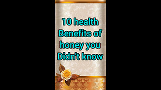 10health benefits of honey you didn't know