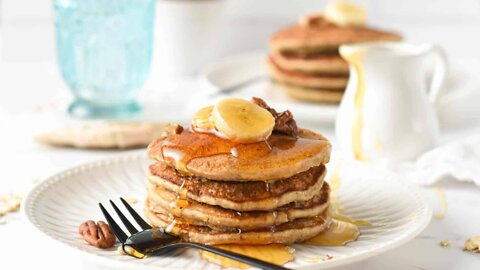 Banana Oat Pancakes