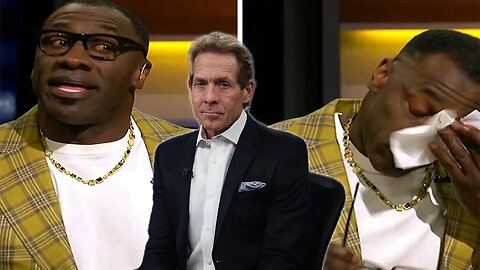 Shannon Sharpe gets EMOTIONAL and brought to TEARS on final show of Undisputed with Skip Bayless!